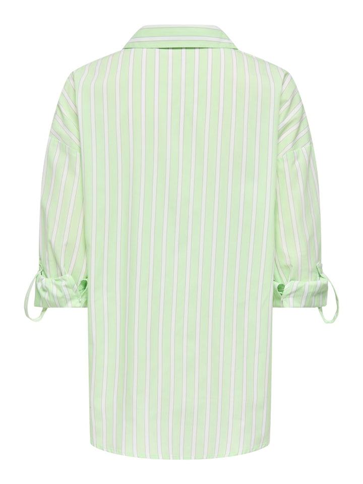 Onlzaylee L/s Shirt Cs Wvn - Groen Dessin