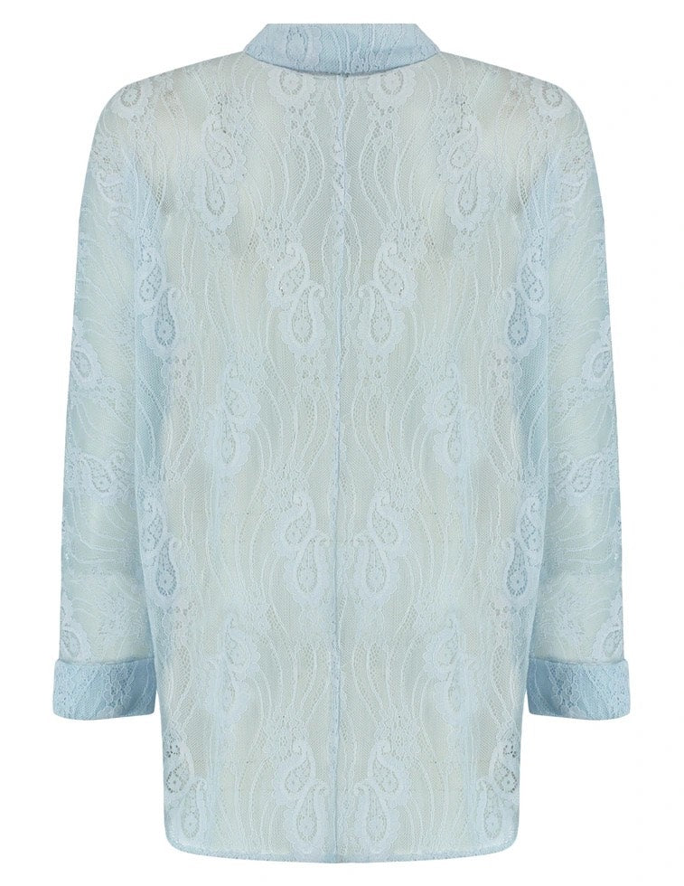 Onlnewlina Grace Shaine Shirt Wvn - Lichtblauw