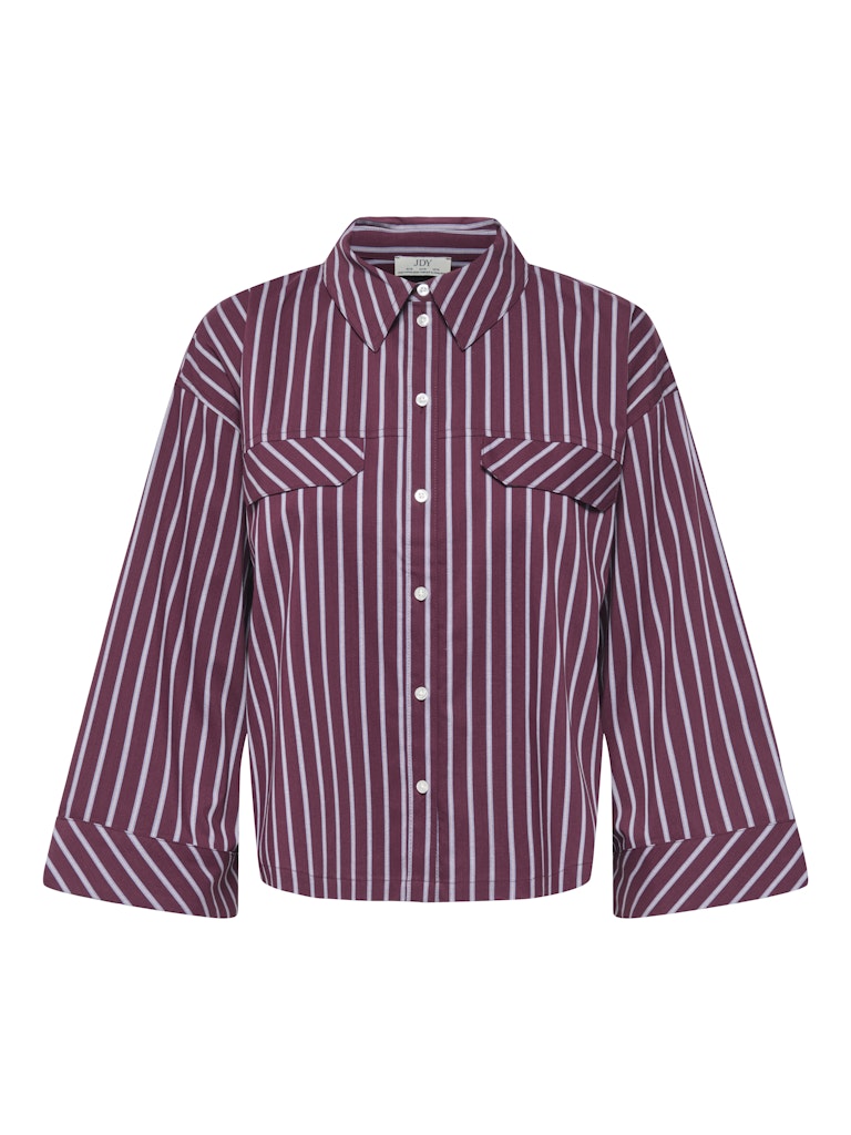 Jdymio 7/8 Boxy Shirt Wvn - Paars Dessin