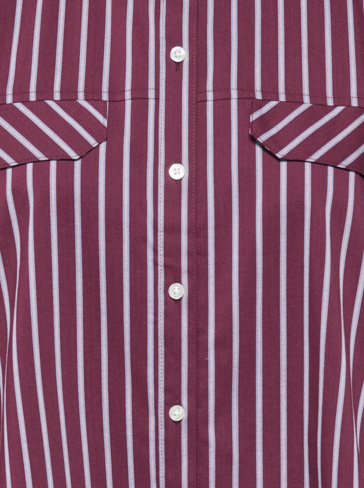 Jdymio 7/8 Boxy Shirt Wvn - Paars Dessin