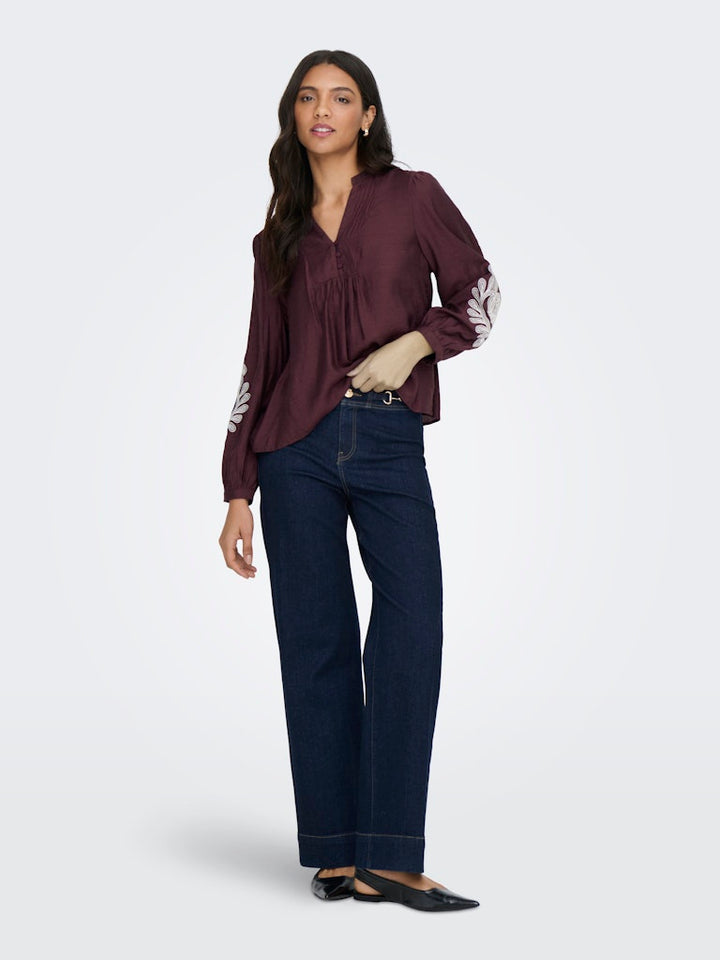 Onlkana 7/8 Top - Bordeaux