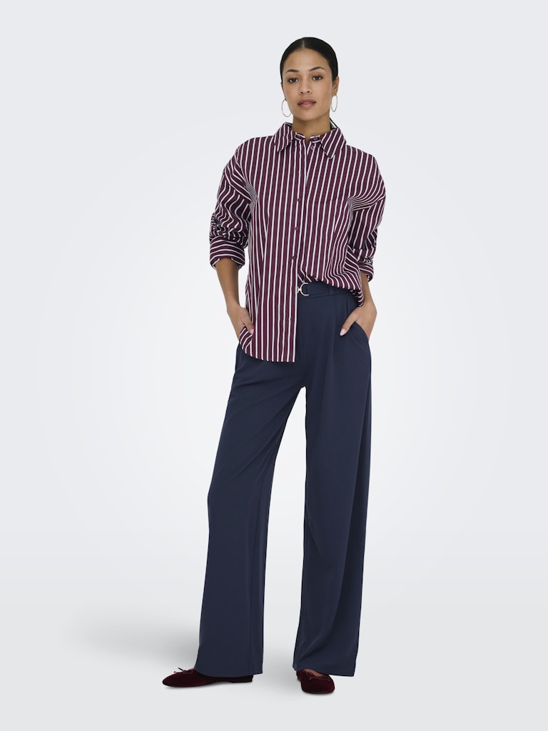 Jdyserena L/s Shirt Wvn Noos - Paars Dessin