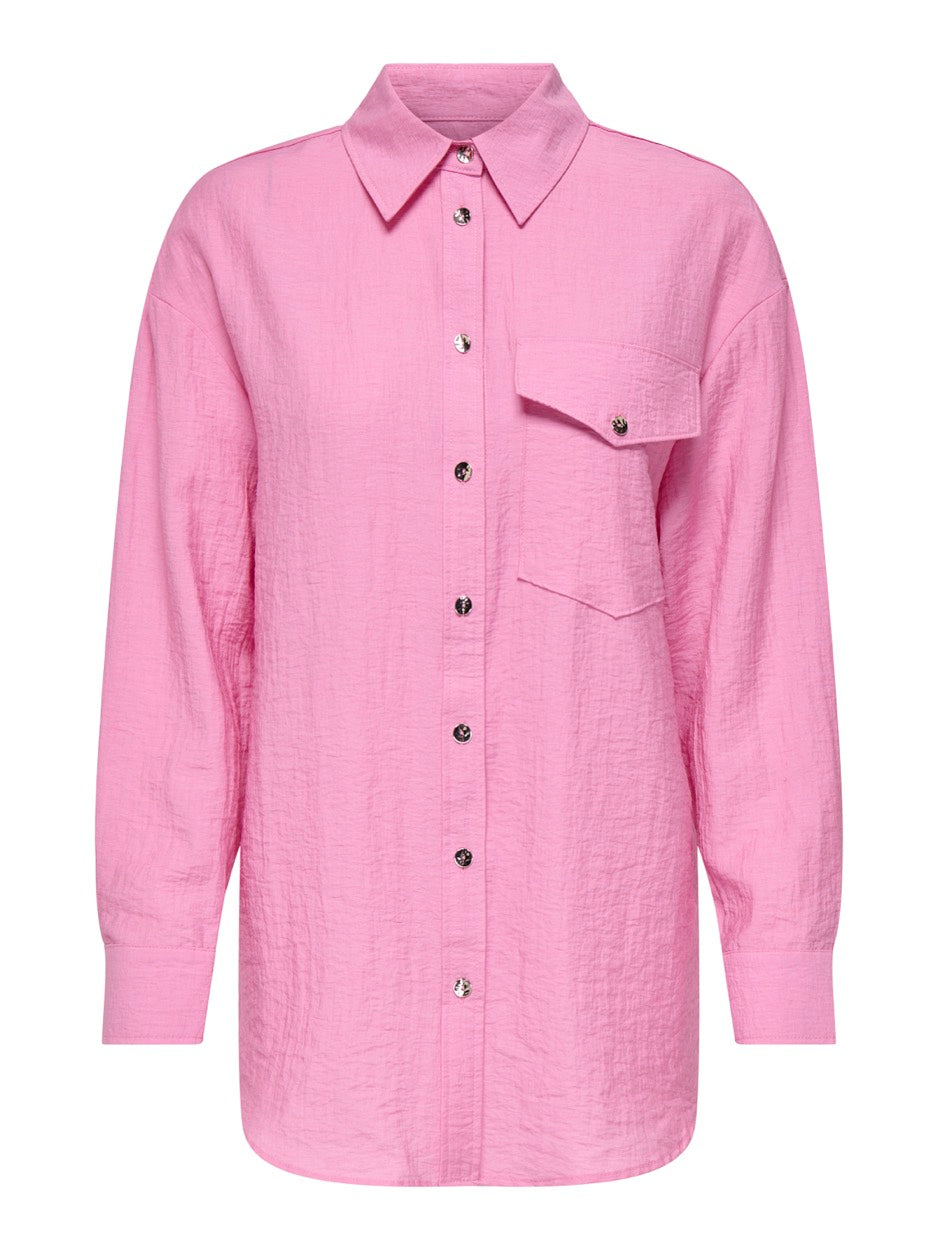 Onltania Life Ls Shirt Wvn - Roze