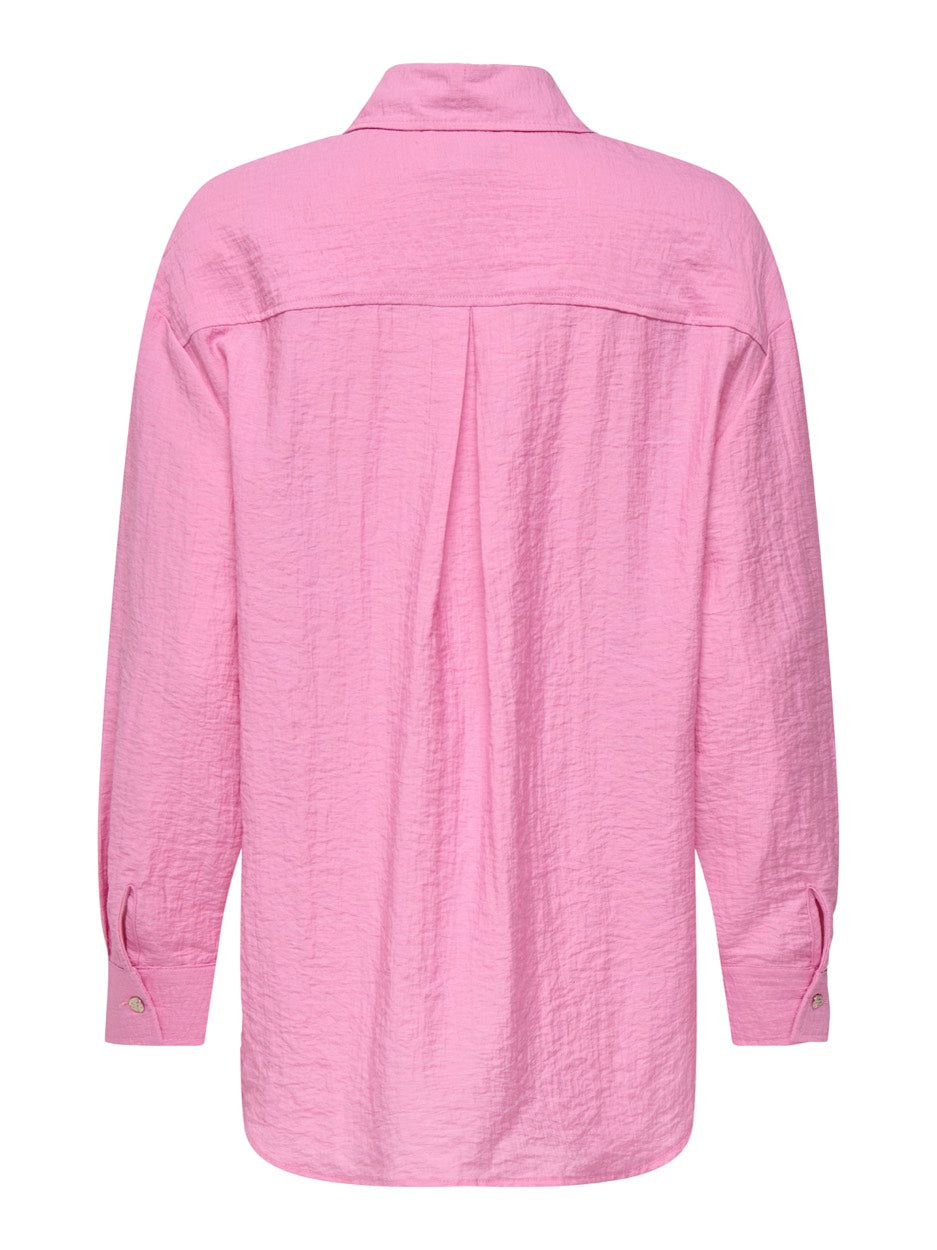 Onltania Life Ls Shirt Wvn - Roze