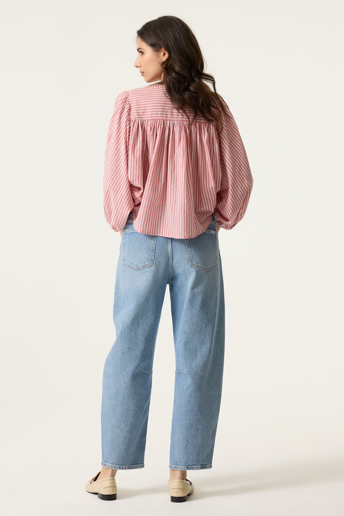 Blouse L/s - Roze Dessin