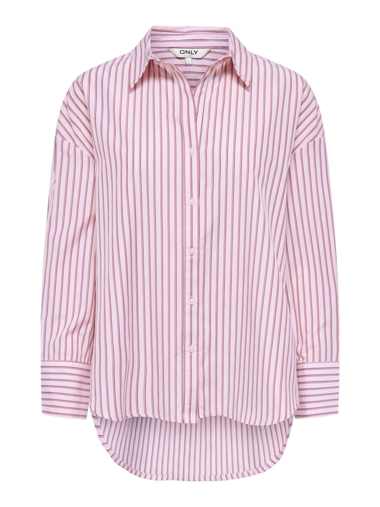Onloregon Alva Ls Reg Shirt Noos Wvn - Roze Dessin