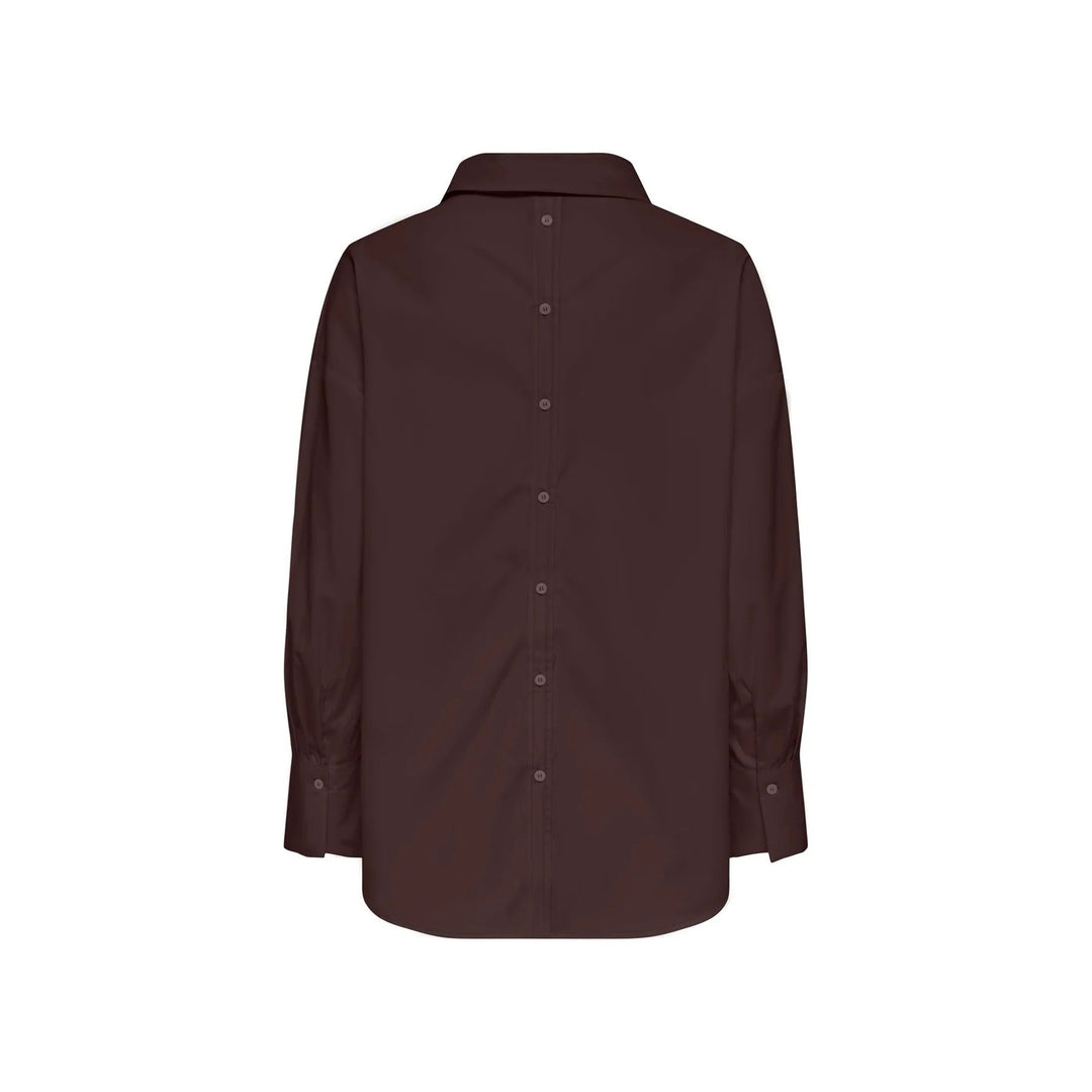 Onloregon Alva Ls Back Btn Shirt Wvn - Bruin