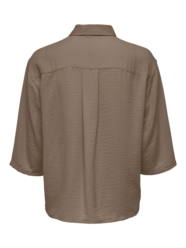 Jdydivya 3/4 Loose Shirt Wvn Noos - Taupe
