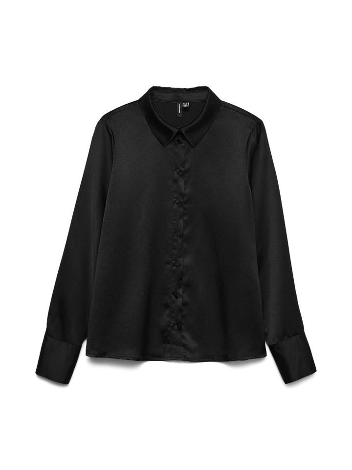 Vmmerle Ls Shirt Wvn Ga Noos - Zwart