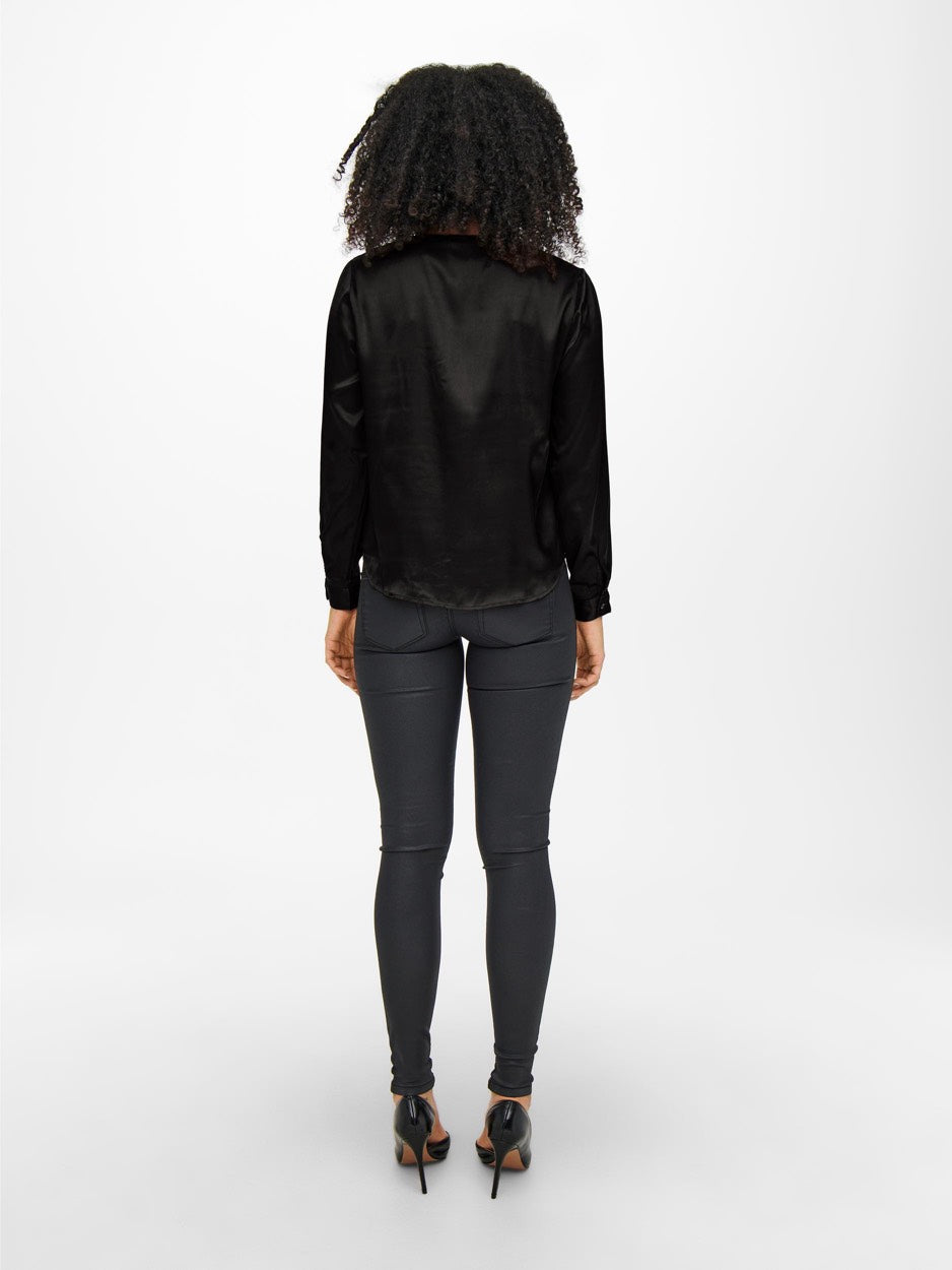 Jdyfifi L/s Shirt Wvn Noos - Zwart