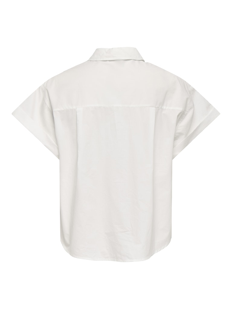 Onlkeri S/s Fold Shirt Wvn - Off-white