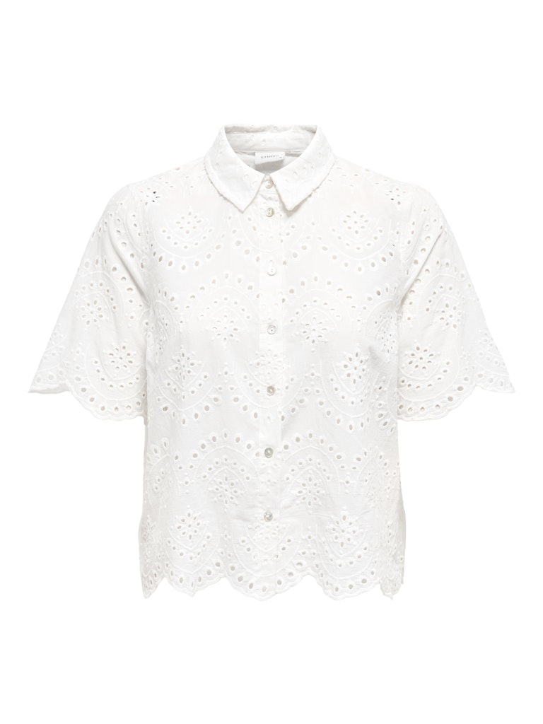 Onlvalais S/s Shirt Wvn Noos - Off-white
