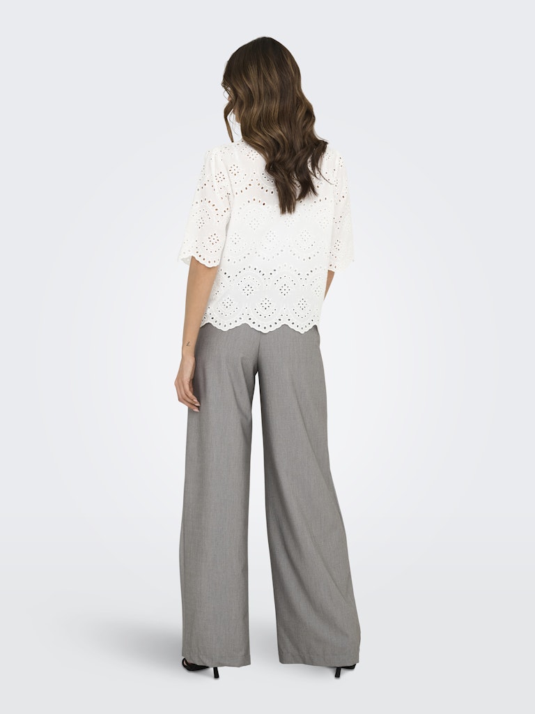 Onlvalais S/s Shirt Wvn Noos - Off-white