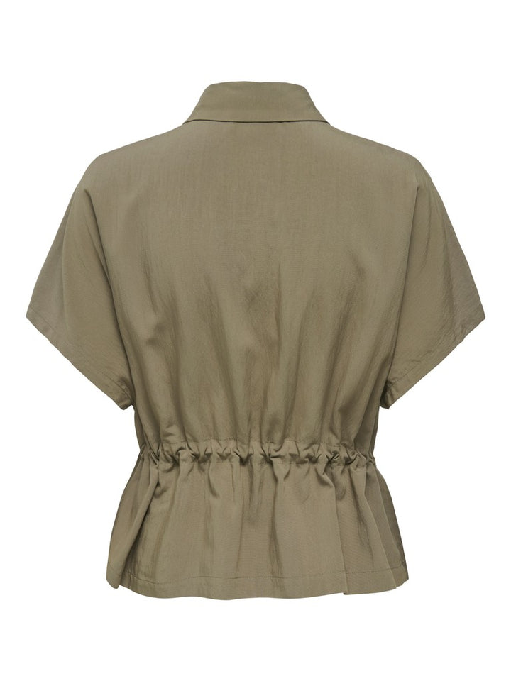 Jdylaya S/s Utility Shirt Wvn Exp - Kaki