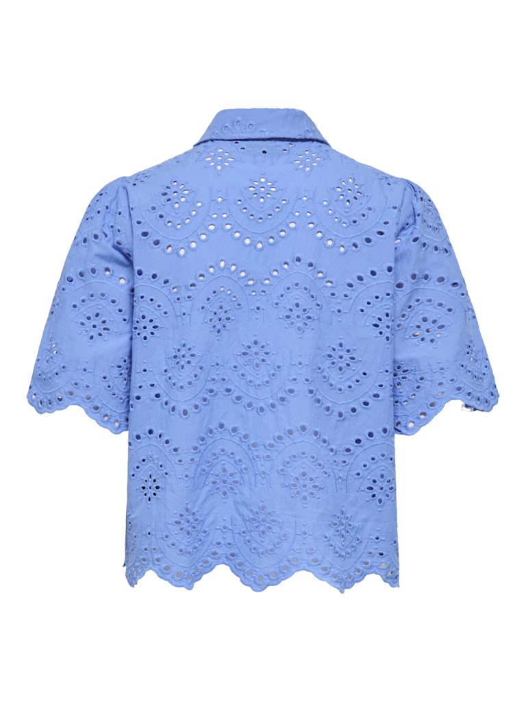 Onlvalais S/s Shirt Wvn Noos - Lichtblauw