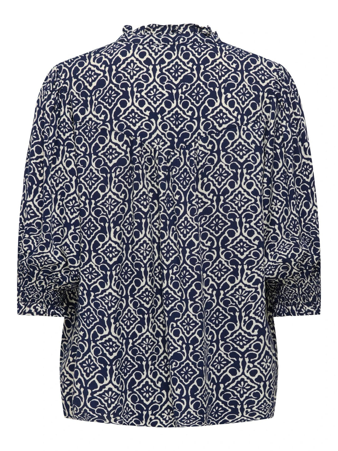 Onlraya 3/4 Shirt Wvn Noos - Blauw Dessin