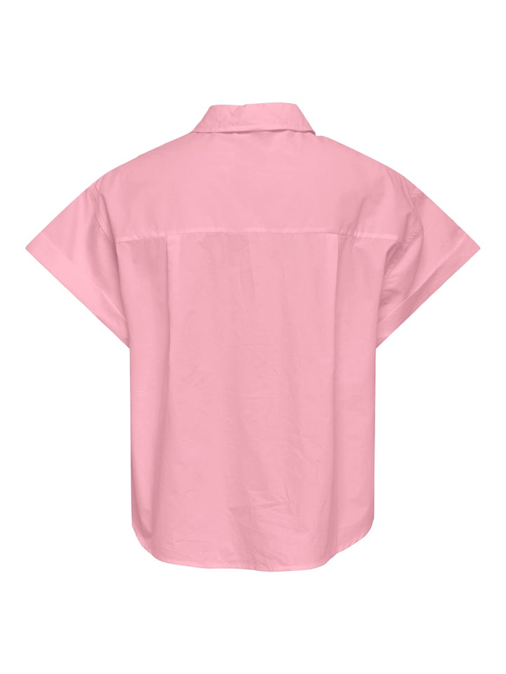 Onlkeri S/s Fold Shirt Wvn - Roze