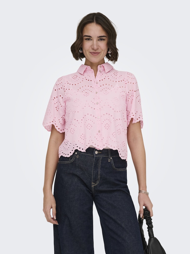 Onlvalais S/s Shirt Wvn Noos - Roze