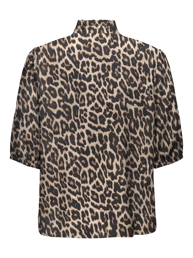 Onlaris  Life 2/4 Frill Shirt Wvn Cc - Bruin Dessin