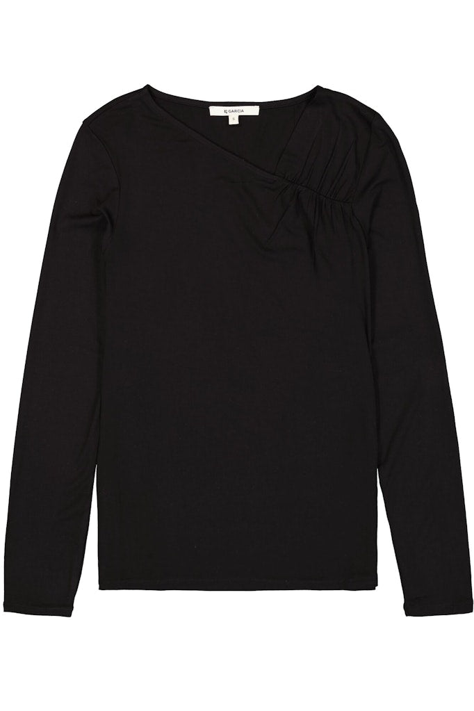 T-shirt Ls - Zwart