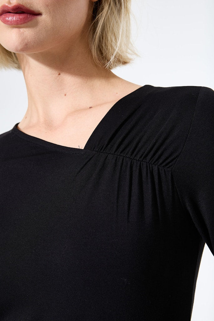 T-shirt Ls - Zwart