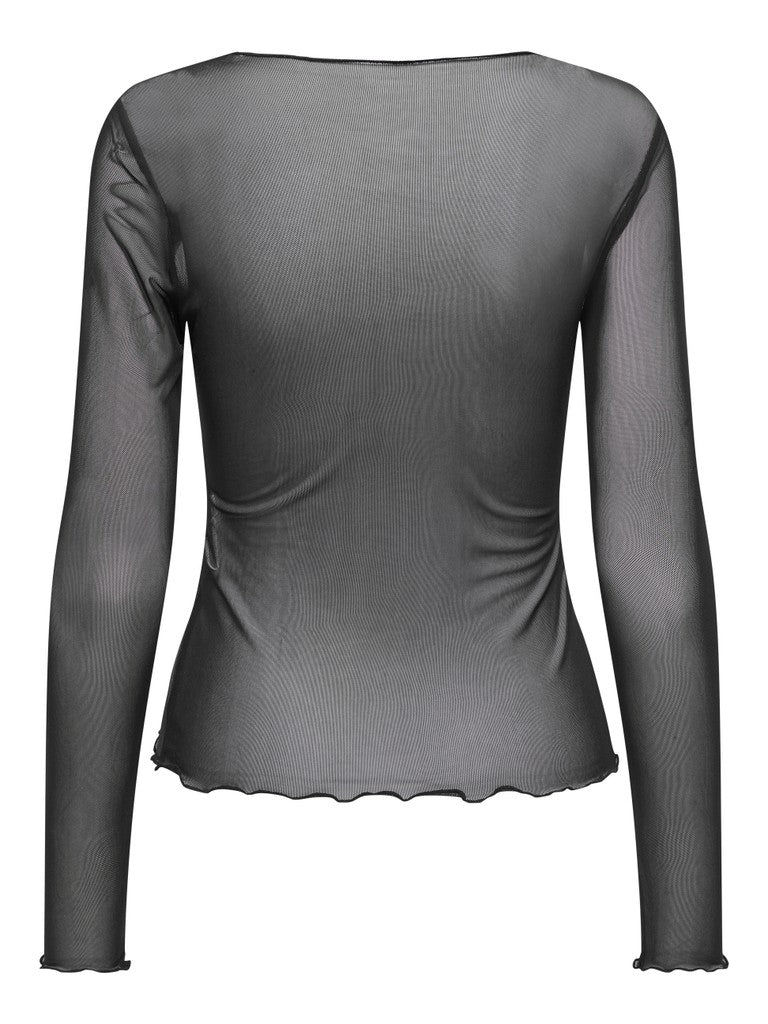 Jdyelsa New L/s O Neck Top Jrs Noos - Zwart