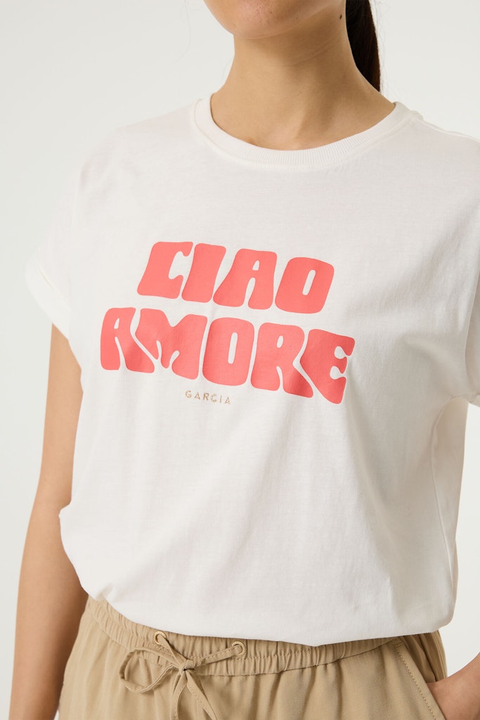 Garcia - Korte mouw T-shirts - 4339.02.0135 - Off-white