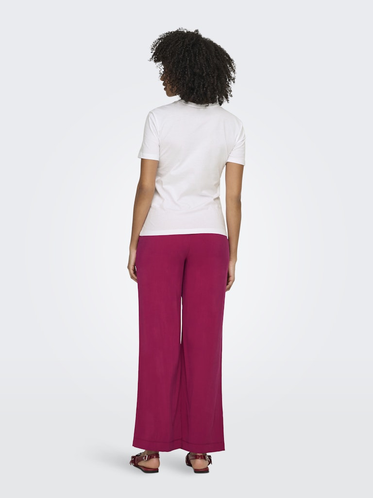 Onlkita Reg S/s Print Top Noos - Off-white