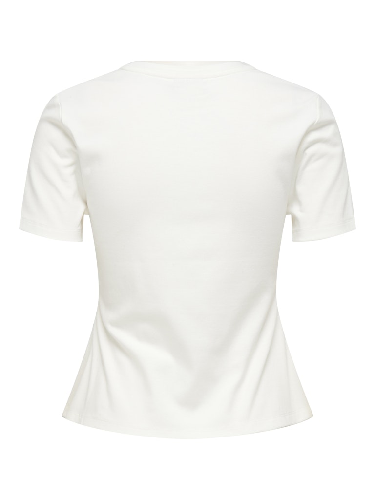 Jdytessa S/s Detail Top Jrs - Off-white