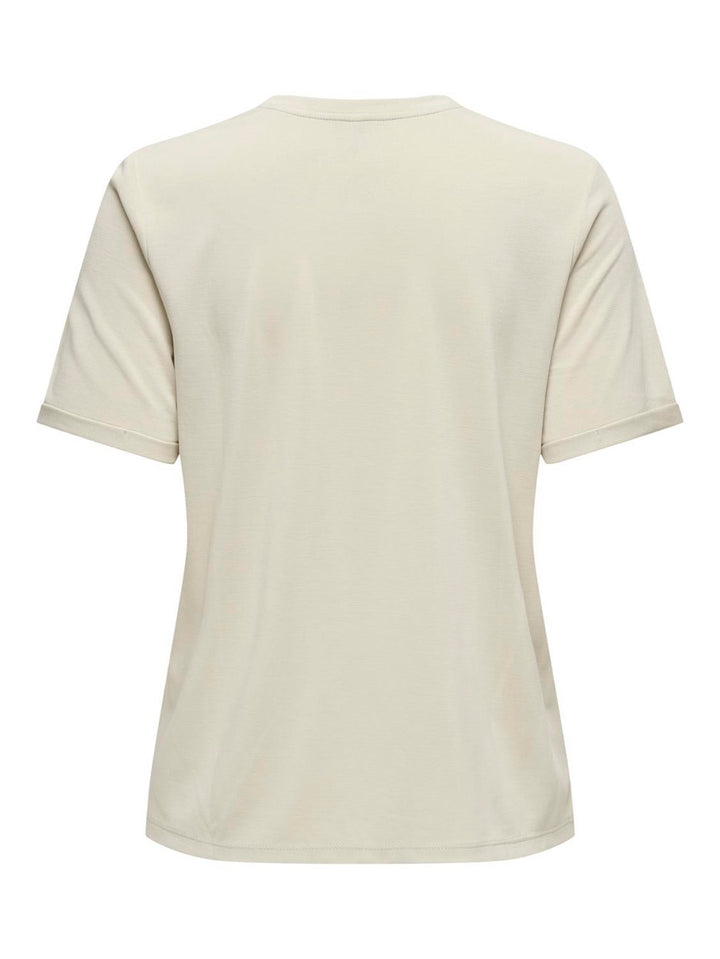 Onlfree Life Reg S/s City Top Box J - Beige