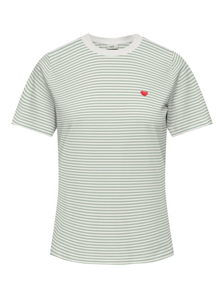 Jdypisa S/s Print Top Jrs Noos - Ecru Dessin