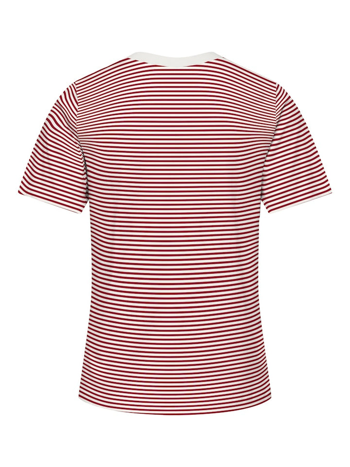 Jdypisa S/s Print Top Jrs Noos - Ecru Dessin