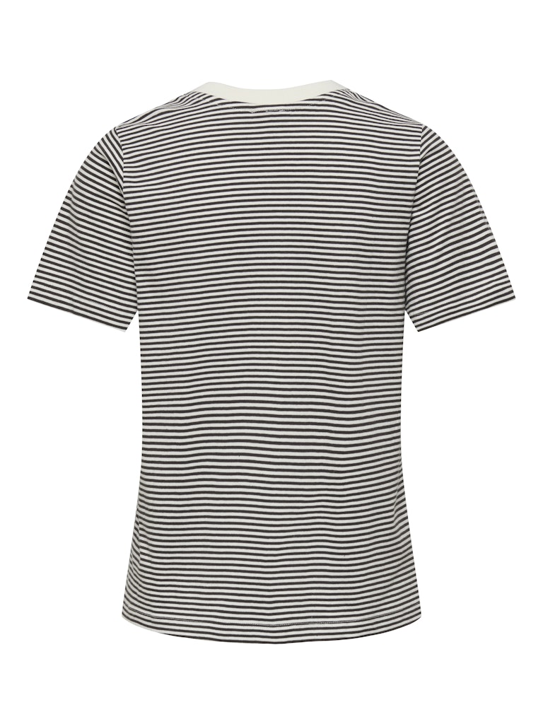 Jdypisa S/s Print Top Jrs Noos - Ecru Dessin