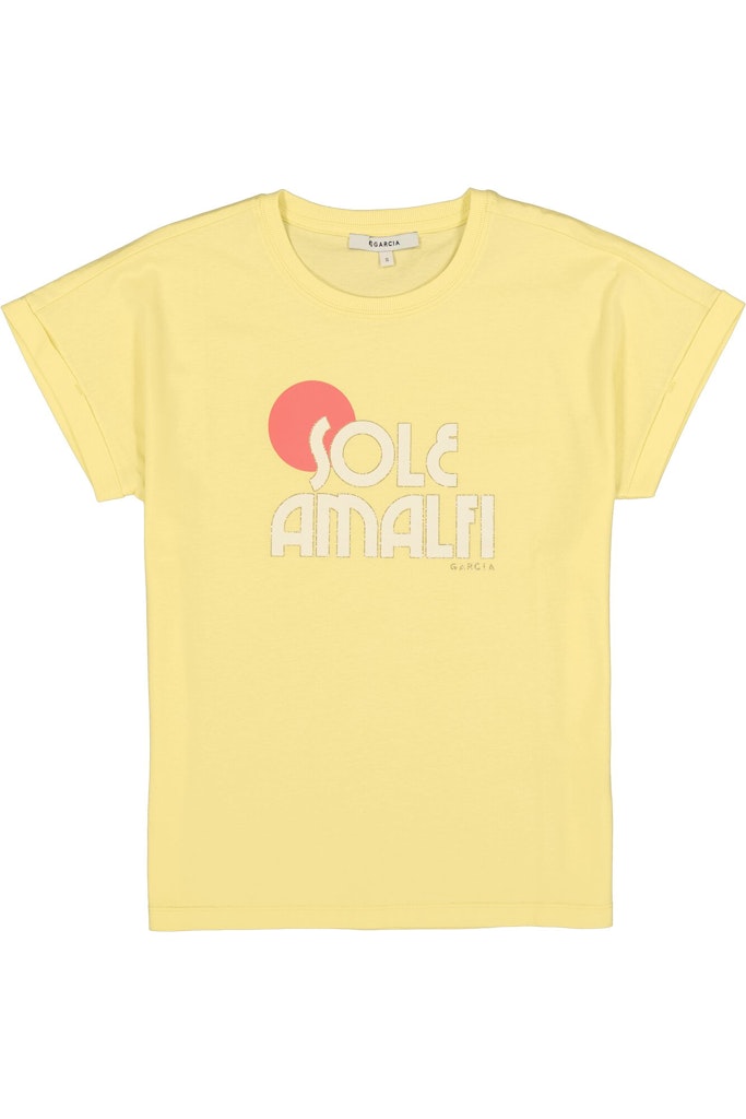Garcia - Korte mouw T-shirts - 4339.10.0005 - Geel