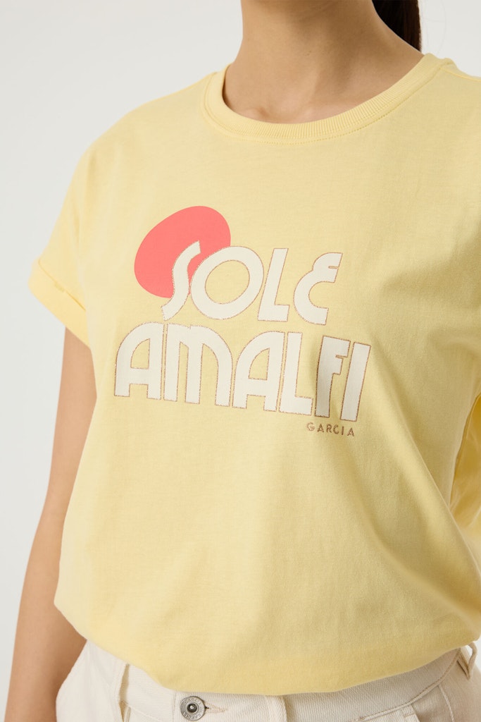 Garcia - Korte mouw T-shirts - 4339.10.0005 - Geel