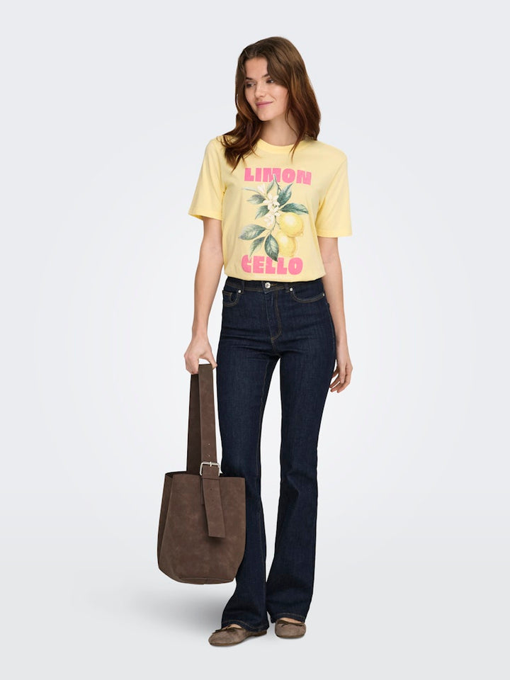 Onllucy Monja Ss Top Jrs Noos - Geel