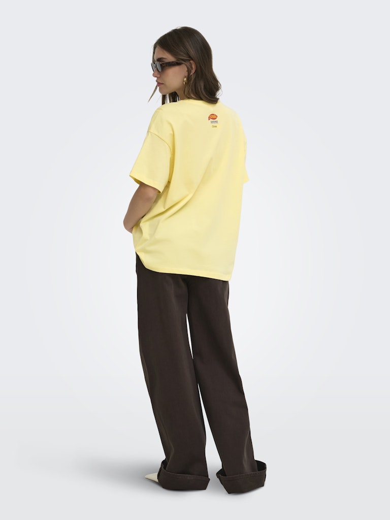 Onlvivvi S/s Lovely Top Jrs - Geel