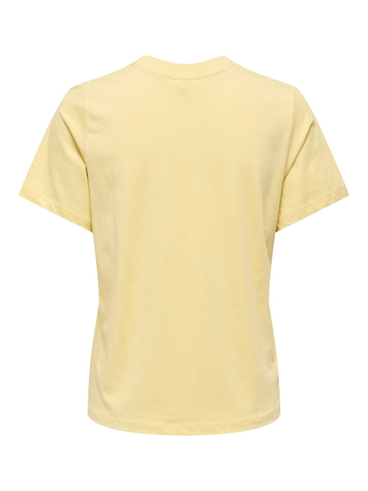 Jdypisa S/s Print Top Jrs Noos - Geel