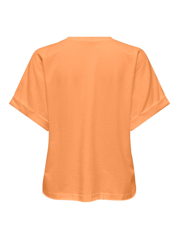 Onlminna S/s Top Cs Pr Jrs - Oranje