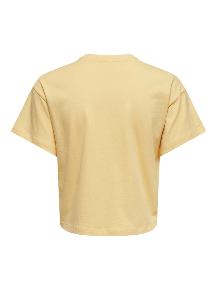 Onlbella S/s Fruit Top Box Jrs - Mango