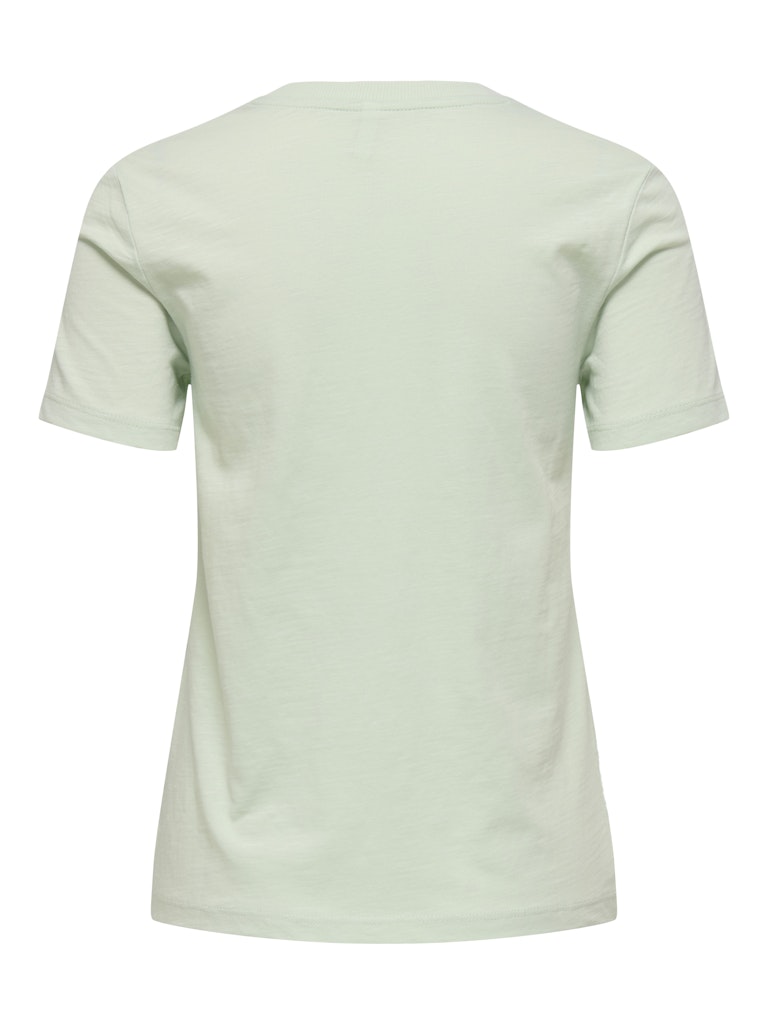 Onlketty Slub S/s O-neck Top Jrs - Mint