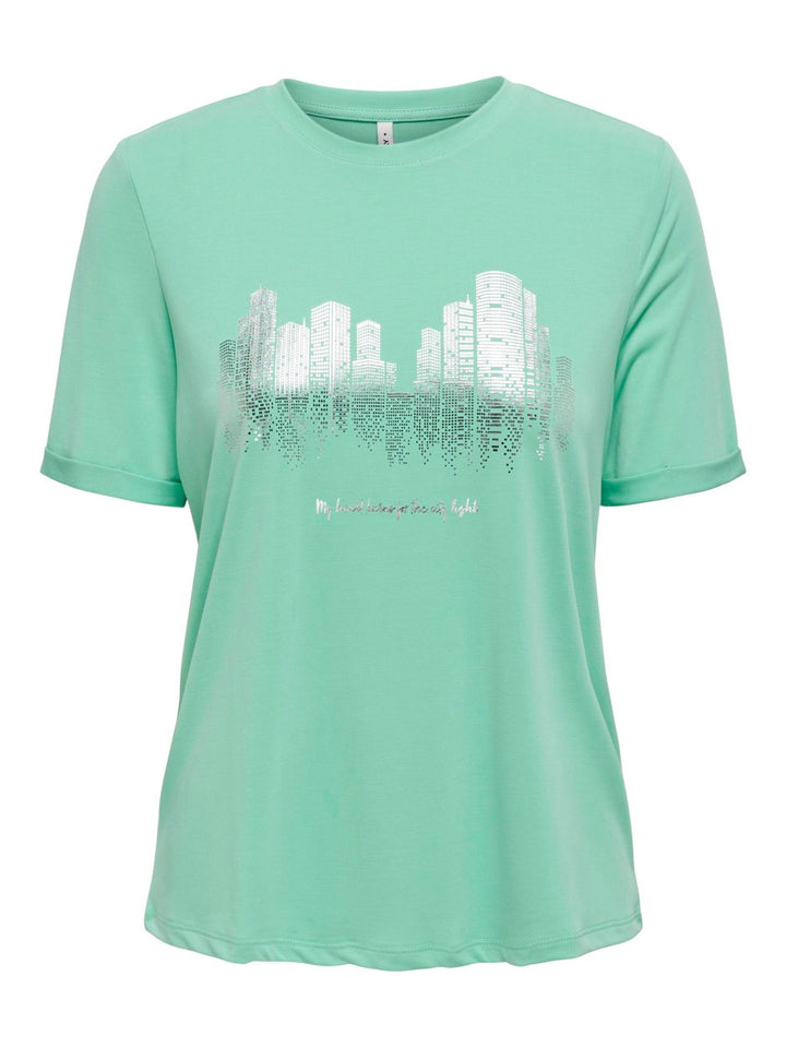 Onlfree Life Reg S/s City Top Box J - Mint