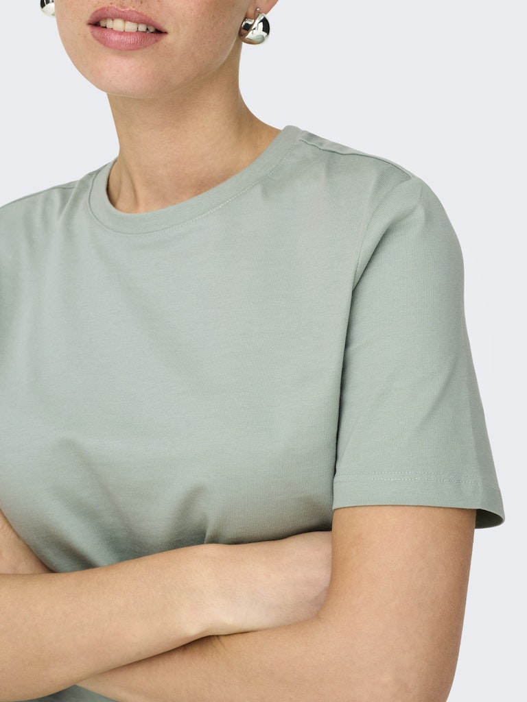 Onlfreja S/s Luxe Top Cc Jrs Noos - Olijf