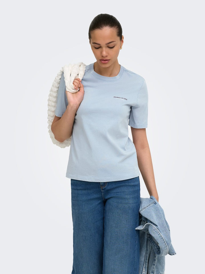 Onllucy Monja Ss Top Jrs Noos - Lichtblauw