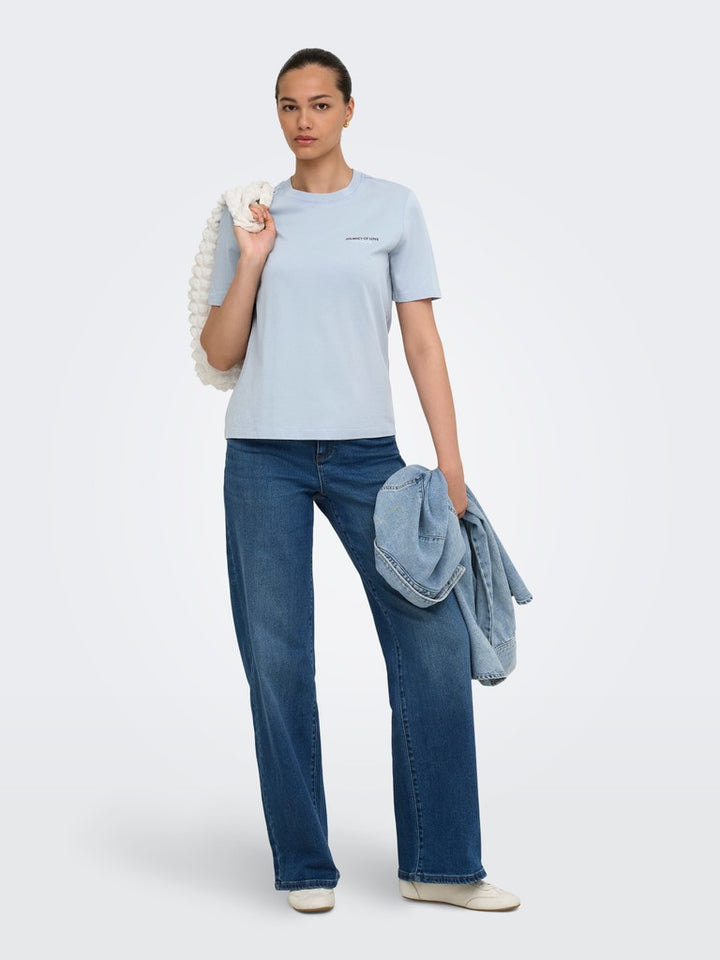 Onllucy Monja Ss Top Jrs Noos - Lichtblauw
