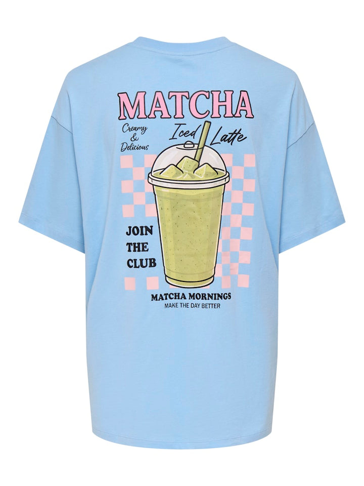 Onlrita S/s Printed Tee Cs Jrs - Lichtblauw