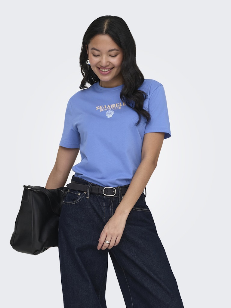 Onldina S/s Club Top Box Jrs - Kobalt