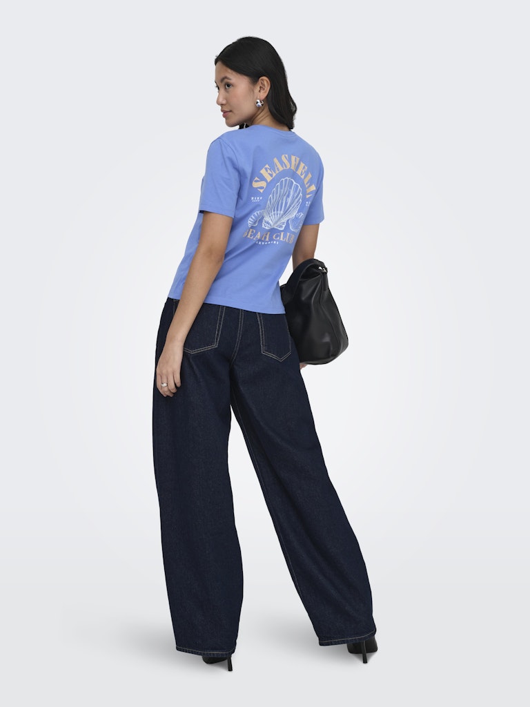 Onldina S/s Club Top Box Jrs - Kobalt