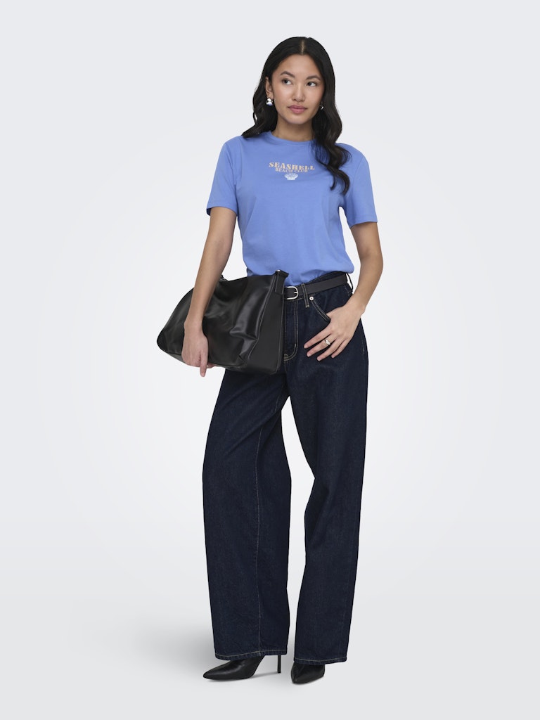 Onldina S/s Club Top Box Jrs - Kobalt