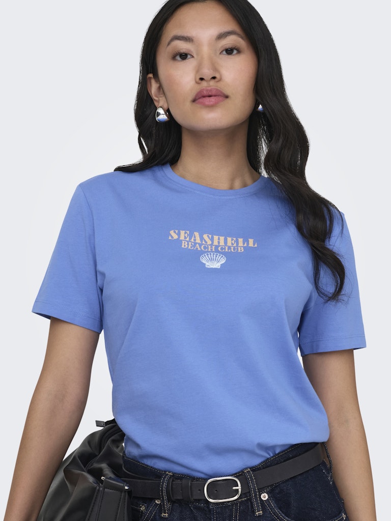 Onldina S/s Club Top Box Jrs - Kobalt